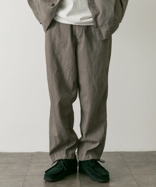 STILL BY HAND　Garment-dye easy pants