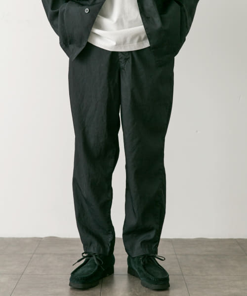 STILL BY HAND　Garment-dye easy pants