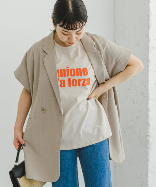 ロゴハンソデTシャツ