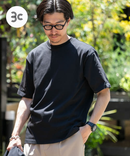 USAコットン 接触冷感 シルケットT-shirts