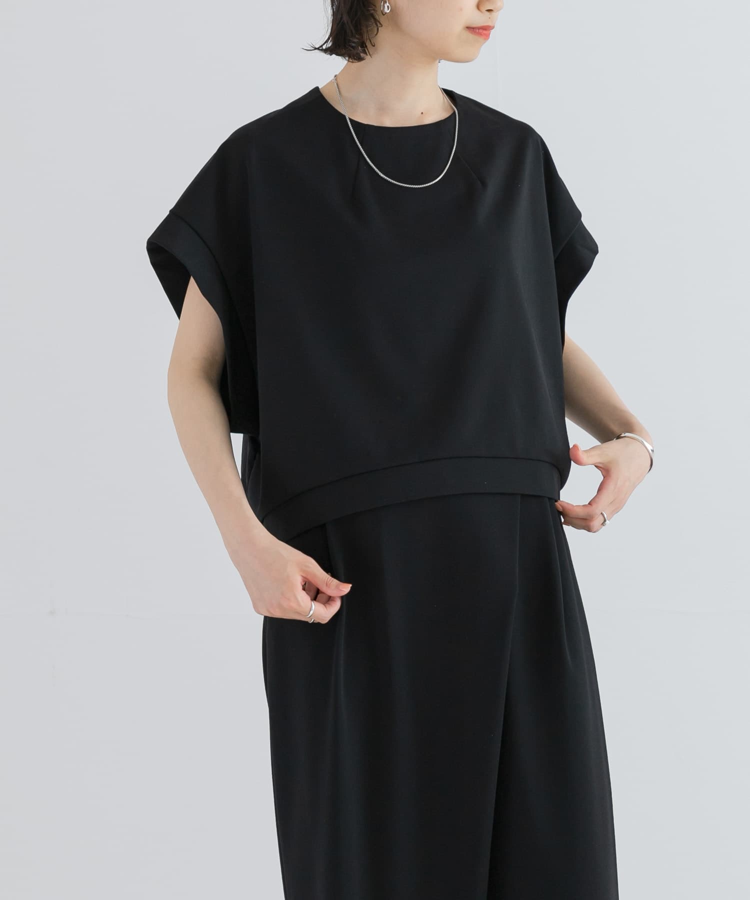 DimMoire スピンドルジャージトップス パンツセットアップ 【Black】 近い