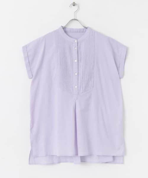 エアリーコットンピンタックドレスシャツ