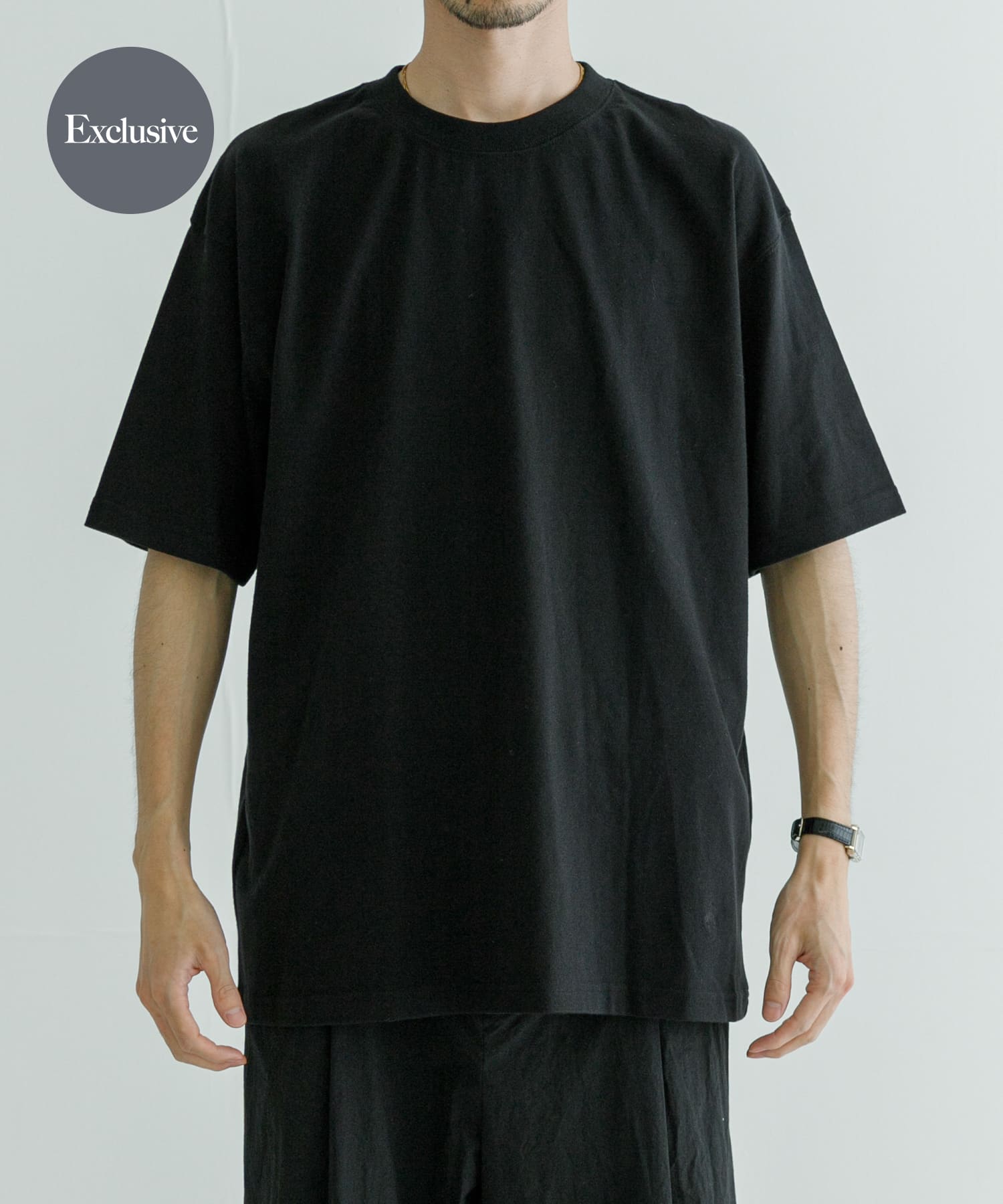 セール】【別注】＜VIBTEX＞クルーネック Tシャツ-抗菌・防臭