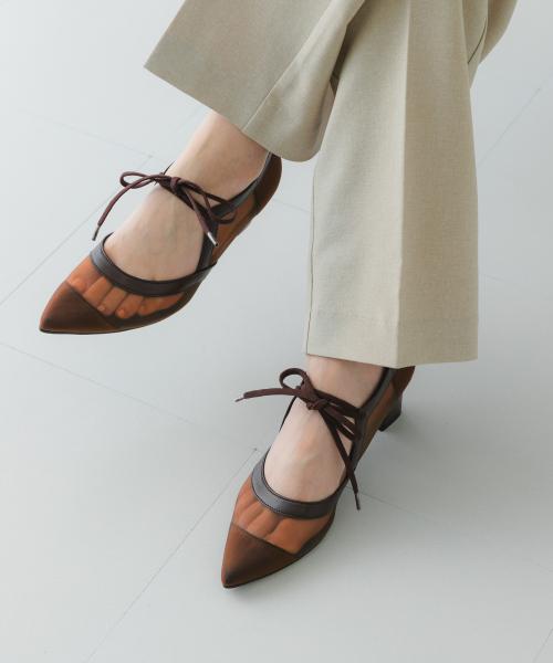 『MADE IN JAPAN』チャンキーヒールリボンパンプス