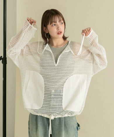 新品】ebure 23aw ソフトスムースフーデッドプルオーバー