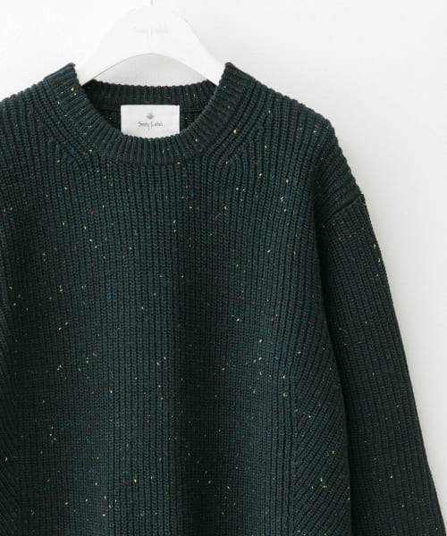 [Sonny Label][ウォッシャブルウール混ニットプルオーバー]