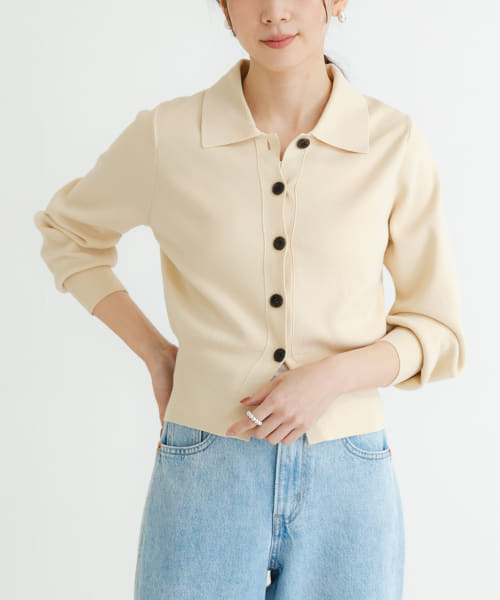 [URBAN RESEARCH][シャツカラーショートカーディガン]