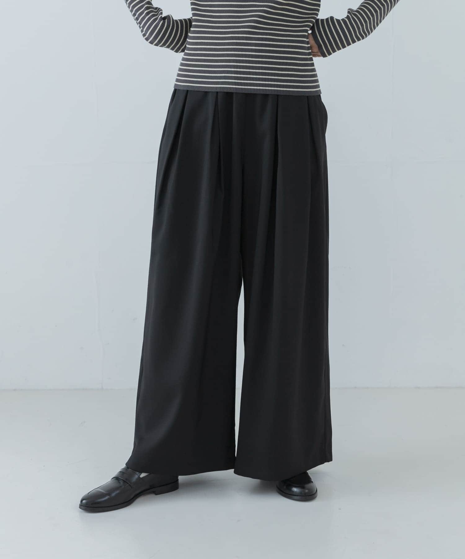 ストレッチタックイージーワイドパンツ[UR47-24C013]｜URBAN RESEARCH公式ファッション通販