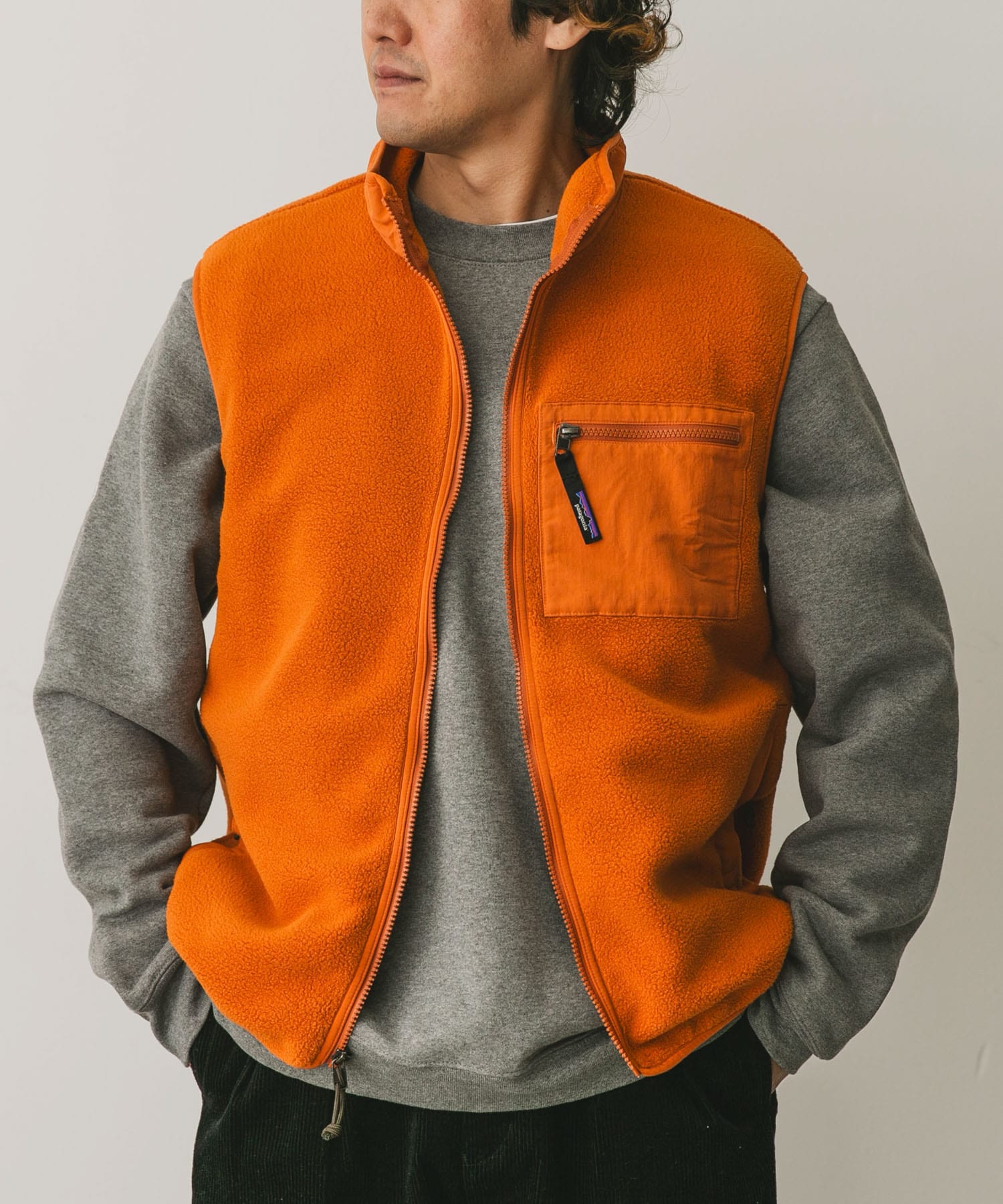 Patagonia(パタゴニア) カモフラ柄ジップアップフリースベスト