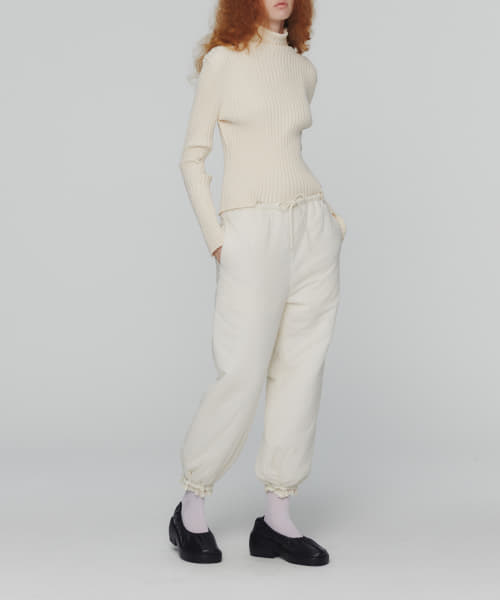 AMOMENTO　SHEER PADDED PANTS