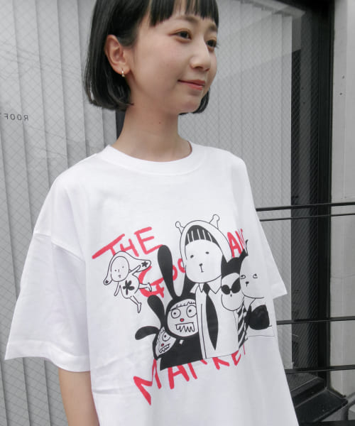 ザ グッドランド マーケット　三戸なつめ×ORGANIC COTTON TEE-2