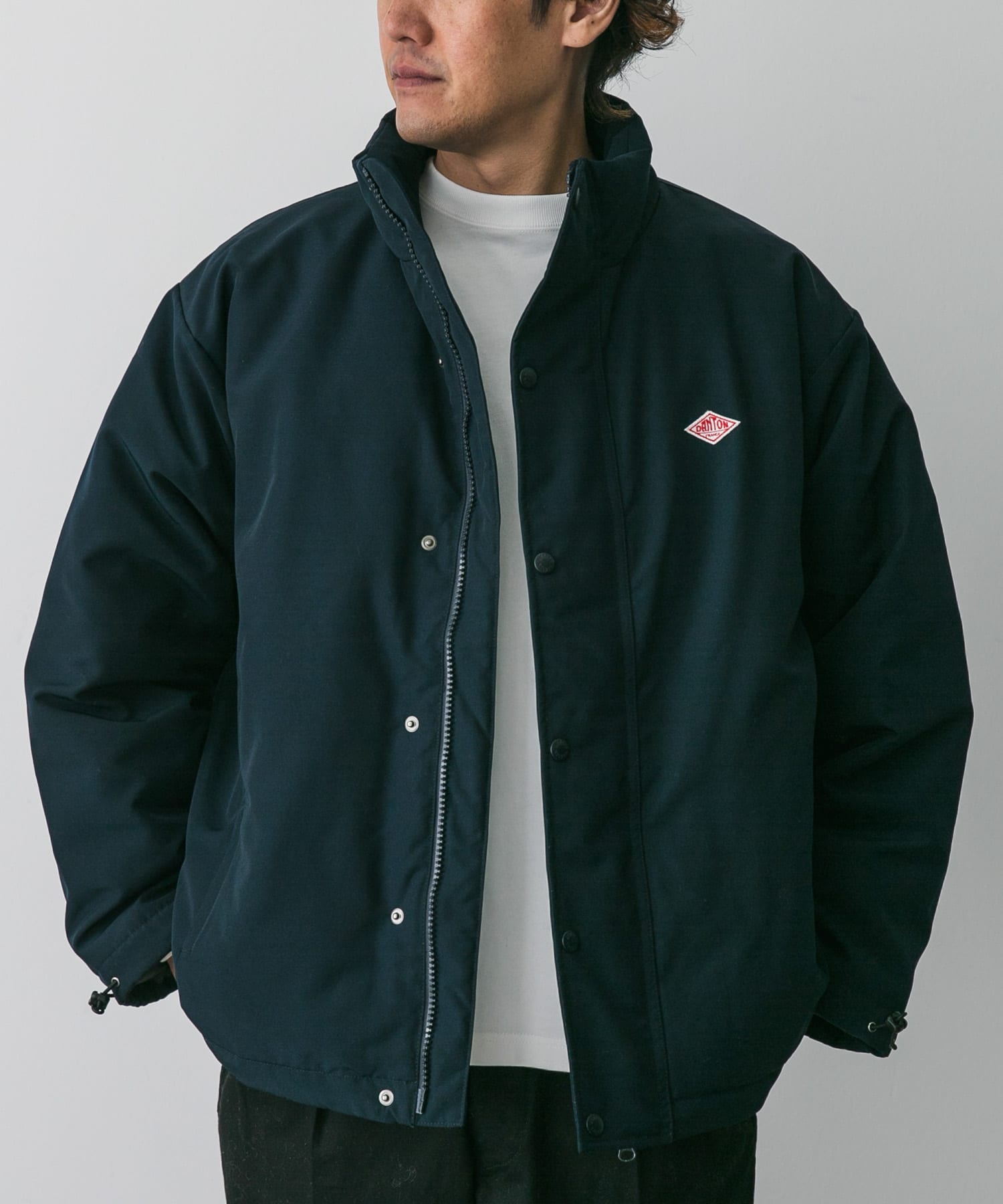 人気 ブランド 服をチェック - 最新トレンドファッション DANTON RESEARCH JACKET[DM47-DT-A0532]｜URBAN COLLAR STAND ダウンコート