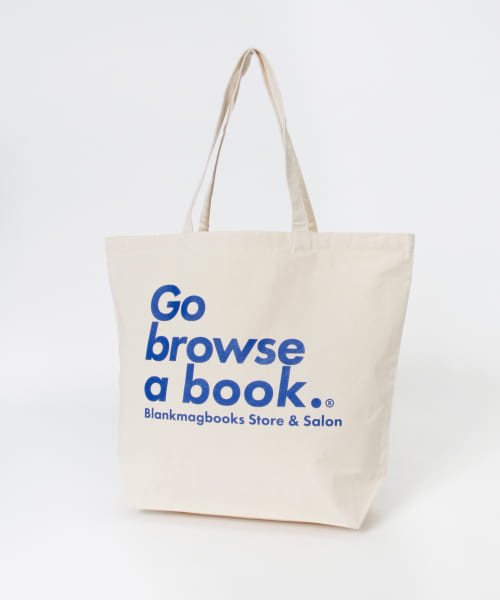 BLANKMAG　Go browse Tote Bag