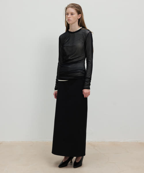 RRACE　Waistband Maxi Skirt