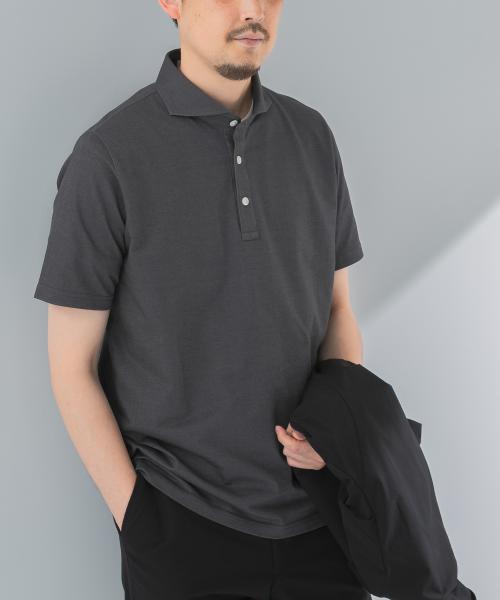 LIFE STYLE TAILOR　カッタウェイ半袖プルオーバー