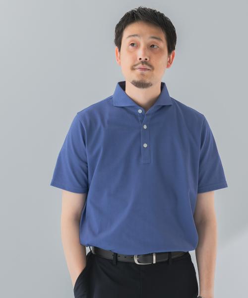 LIFE STYLE TAILOR　カッタウェイ半袖プルオーバー