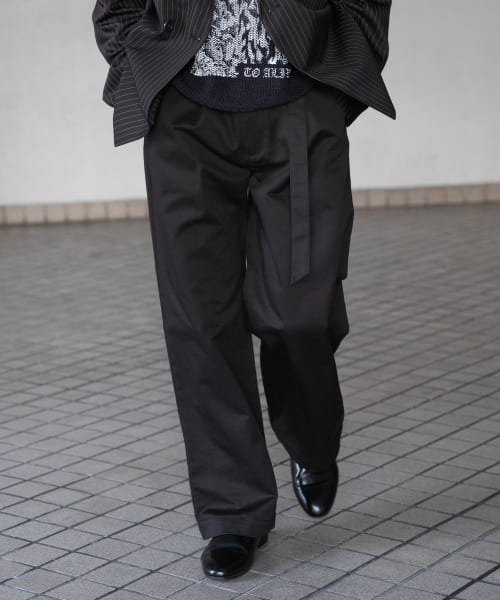 アソートベルテッドストレートパンツ