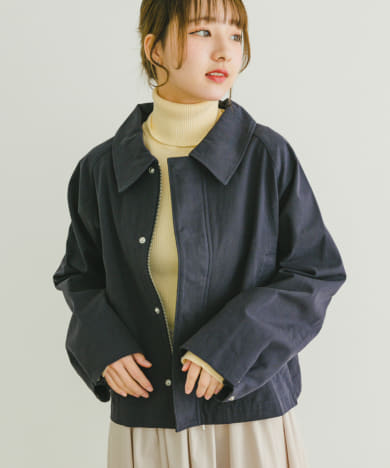 コットンショートブルゾン