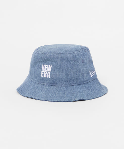 New Era　BUCKET01 DENIM SQ LOGO
