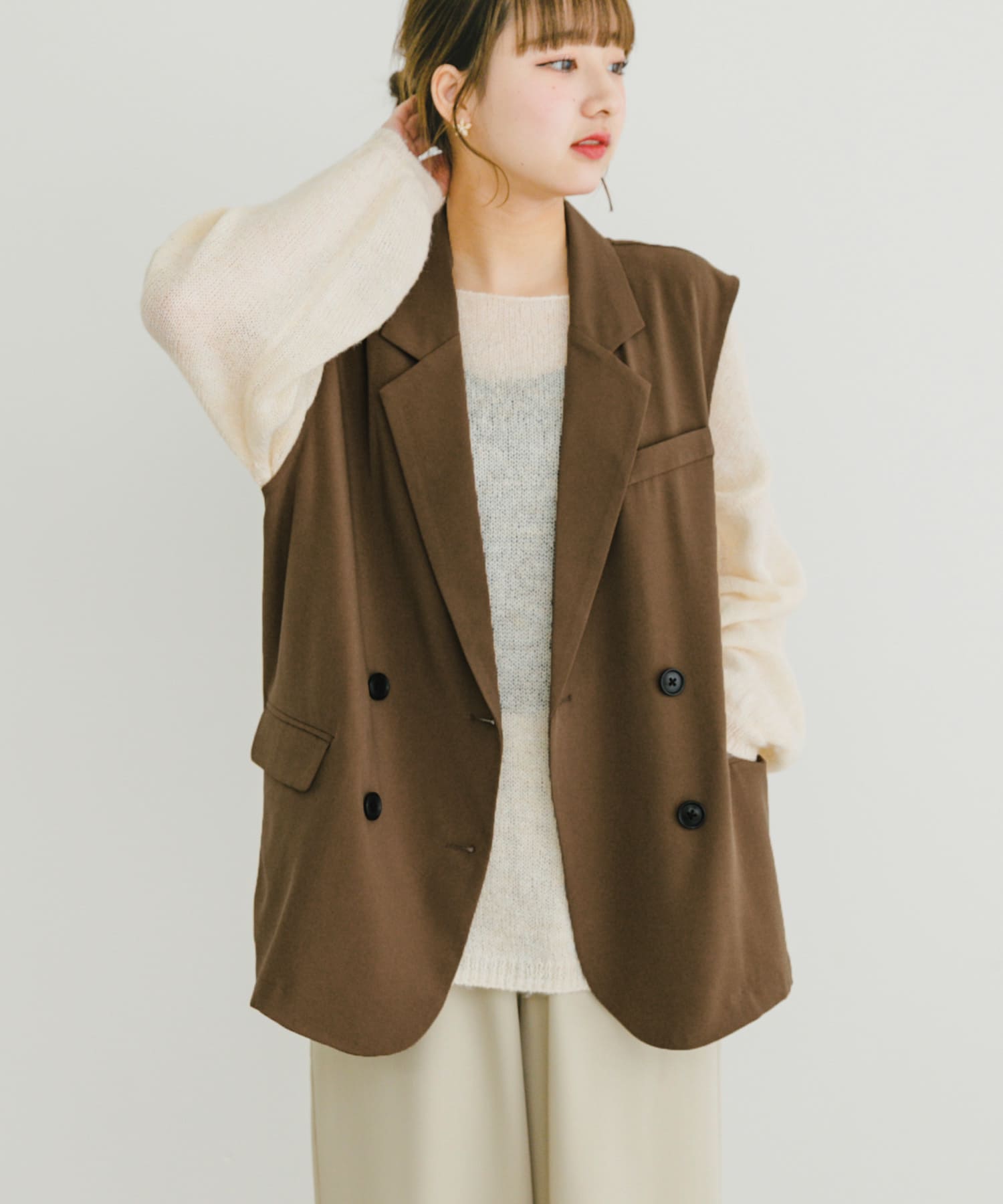 PROPORTION BODY DRESSING｜ダブルボタンジレ | Rakuten Fashion