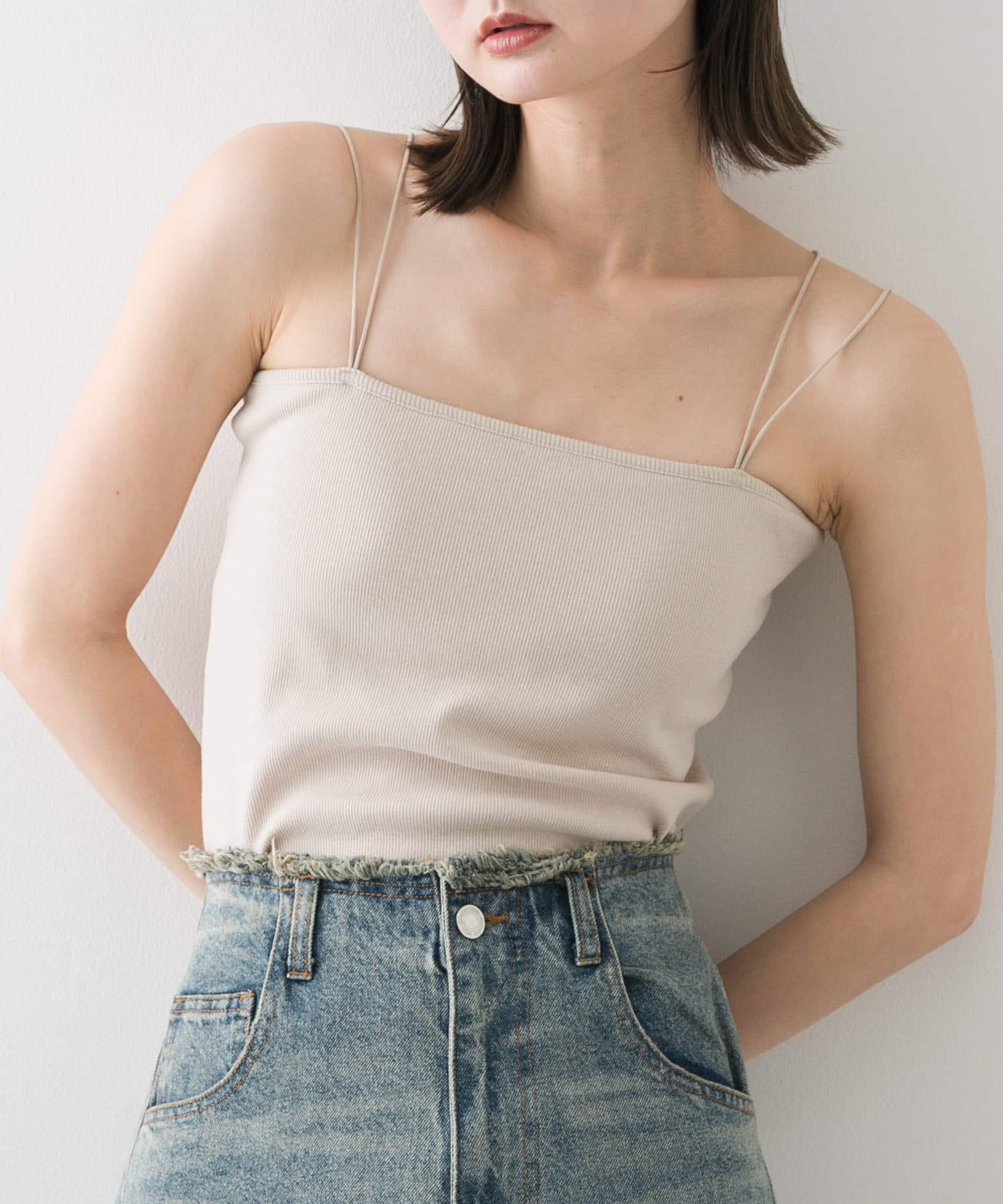 楽天市場】キャミソール カップ付き パッド付 パッド インナー