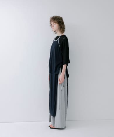 layered piping skirt