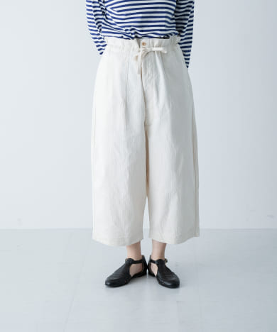 HAVERSACK ヘリンボーンハイウエストワイドパンツ[GWA4-862521