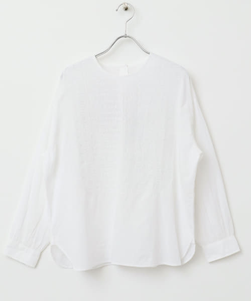 maison de soil　CREW-NECK EMB SHIRTS