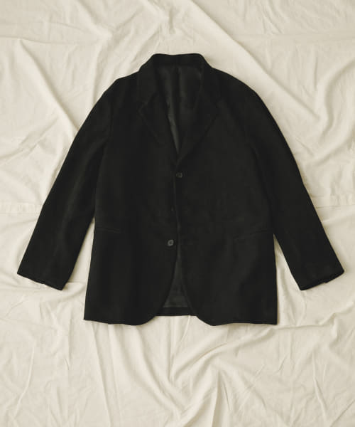 A PRESSE　Suede leather Tailored Jacket