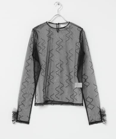 Po/　tulle top naminami