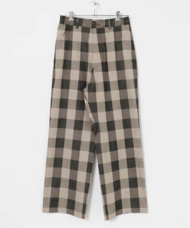 SEVEN BY SEVEN　B.CHECKEASYTROUSERS