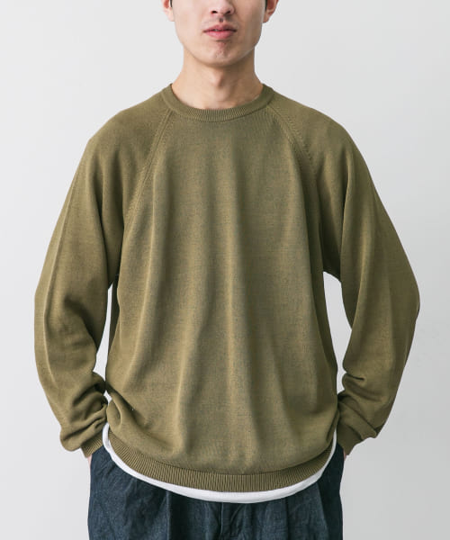 STILL BY HAND　High twist cotton sweater