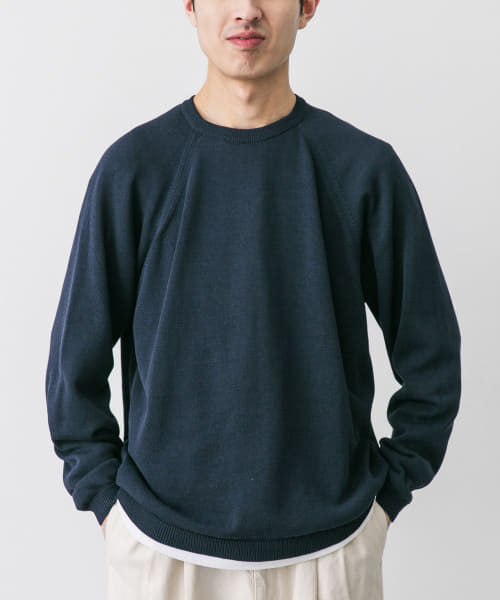 STILL BY HAND　High twist cotton sweater