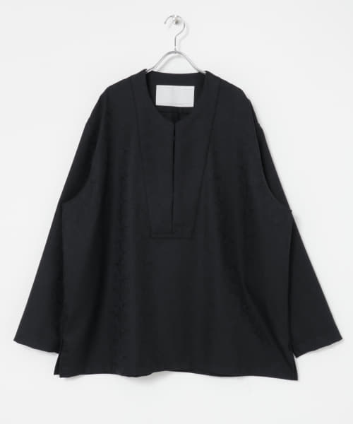 nonnotte　Crew-Neck Kaftan Shirts