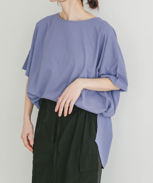 汗ジミ隠しバックタックTシャツ