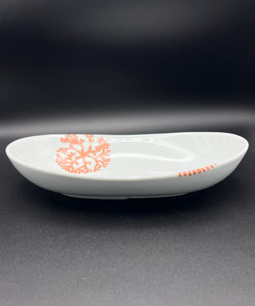 寿芳窯　楕円カレー皿