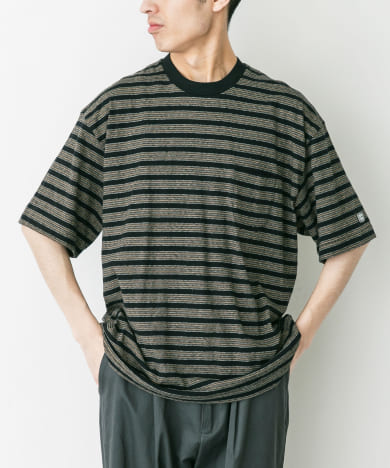 ENDS and MEANS　Pocket T-shirts(Striped)