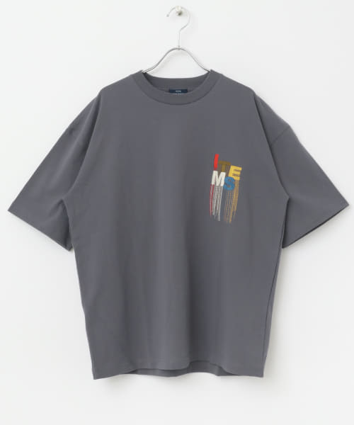 フリンジ刺繍T-shirts Logo