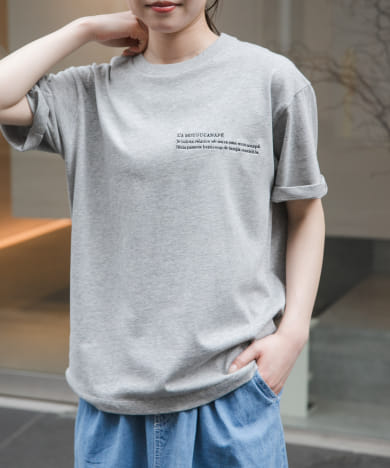 FORK&SPOON　エンブロイダリーTシャツ
