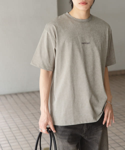 [SENSE OF PLACE][スノーダイクルーネックロゴTシャツ]