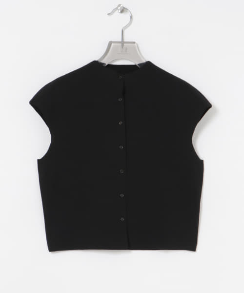 AMOMENTO　WHOLEGARMENT CAP SLEEVE CARDIGAN