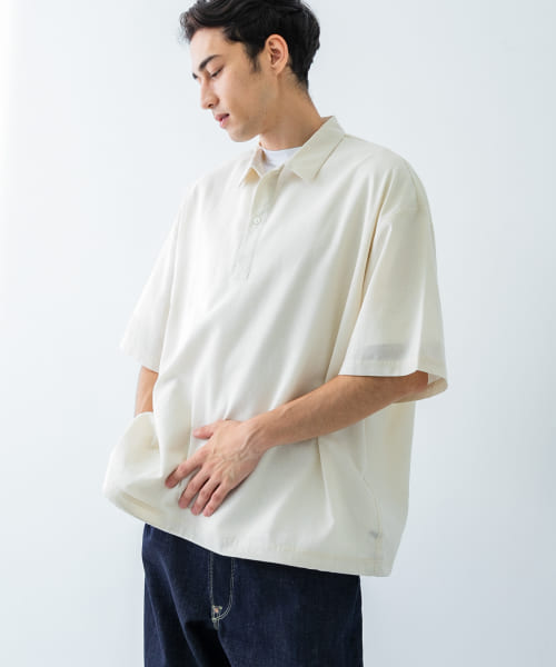 『UR TECH DRYLUXE』高機能リネンポロシャツ