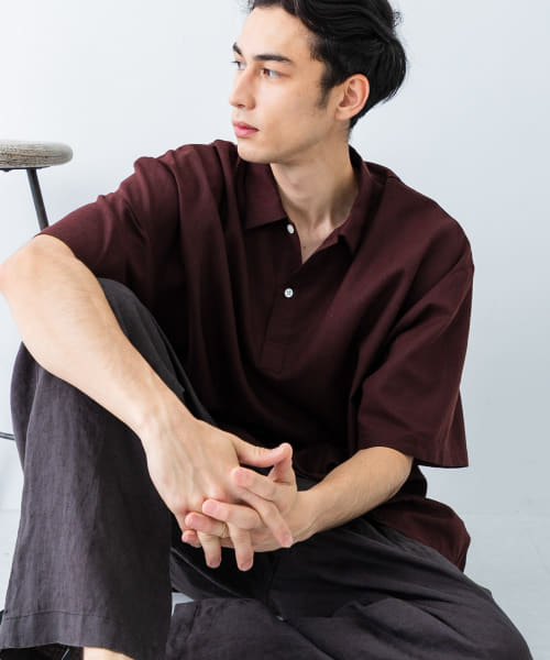 『UR TECH DRYLUXE』高機能リネンポロシャツ