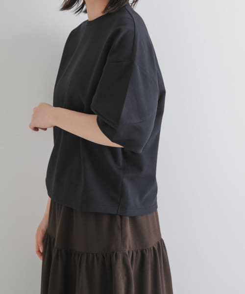 T/CダンボールボリュームスリーブTシャツ