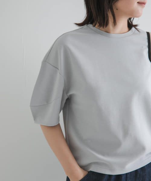 T/CダンボールボリュームスリーブTシャツ
