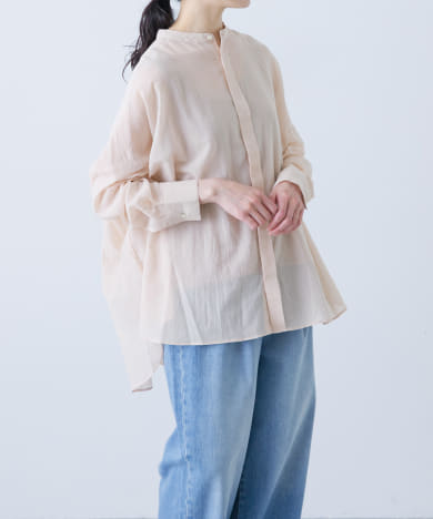 バックタックワイドシャツ