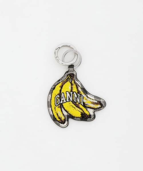 GANNI　Banana Keyring Velvet