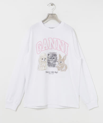 GANNI　Re-cutHeavy JerseyAnimals