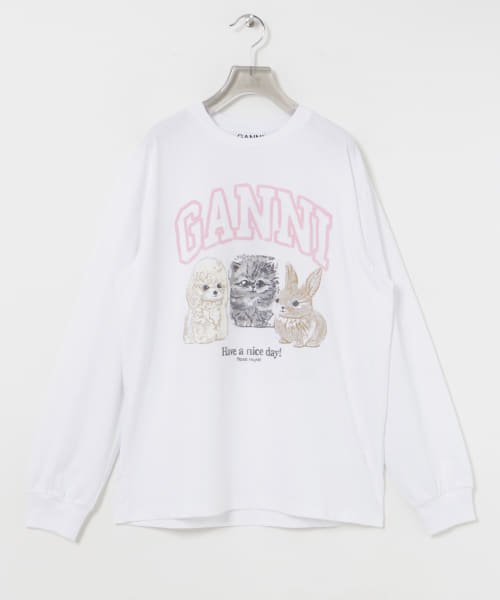 GANNI　Re-cutHeavy JerseyAnimals