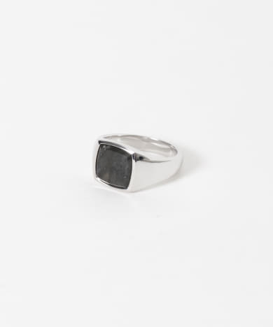 TOM WOOD　Kay Ring Black Larvikite